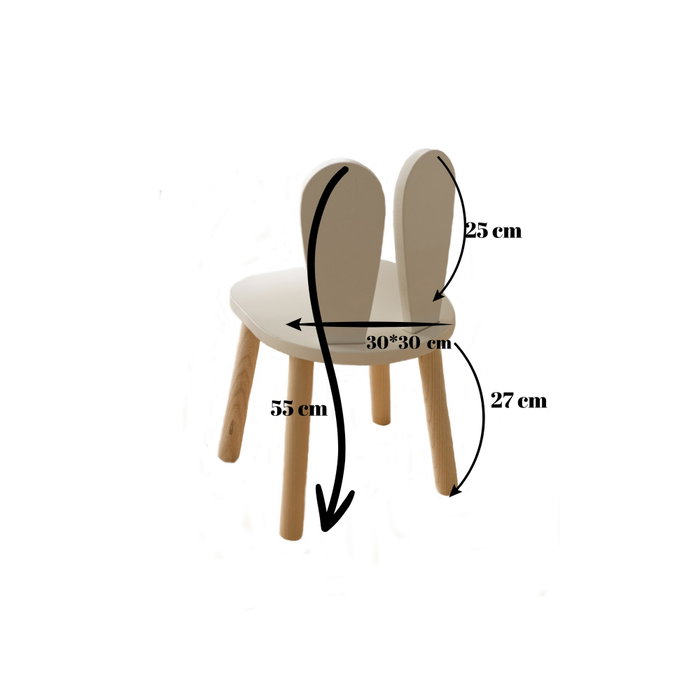Hanah Home Bunny Chair - Blanco